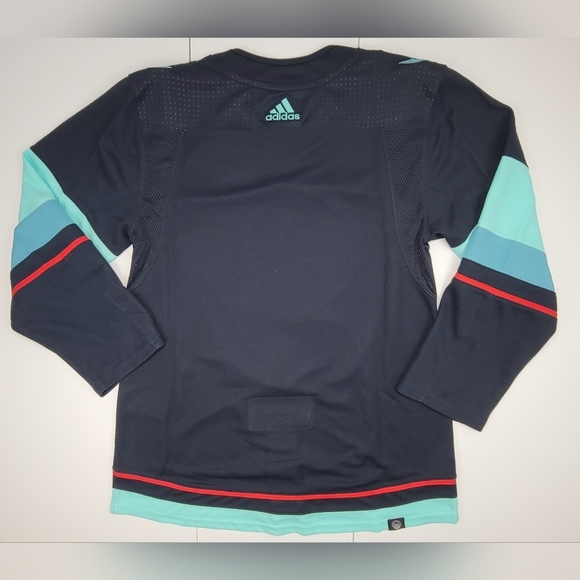 Adidas Men's Seattle Kraken Home Authentic Jersey Size 46 MSRP $180 NEW W/TAGS - Picture 2 of 11